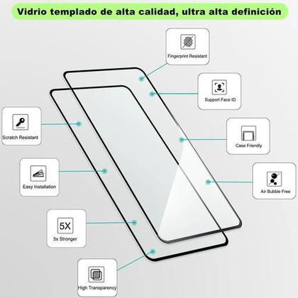 Imagem de Capinha Capa Armadura P/ Samsung Galaxy A56 5g Armadura +2 Películas 3D Preto Samsung Galaxy A56 5g
