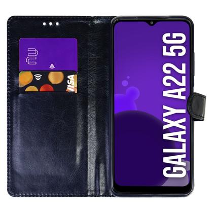 Imagem de Capinha Capa Carteira De Luxo compativel Galaxy A22 5G A226 - Cell In Power25