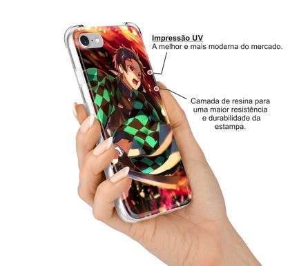 Imagem de Capinha Capa para celular Samsung Galaxy A12 A22 A32 A42 A52 A52S A72 Demon Slayer Tanjiro Kamado DMS4