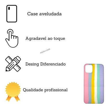 Imagem de Capinha Case Para iPhone Arco Íris Candy Color Todos Modelos