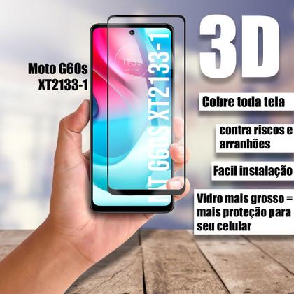 Imagem de Capinha Celular Transparente compatível Moto G60S XT2133 + 2 Pel Vidro 3d - Cell In Power25