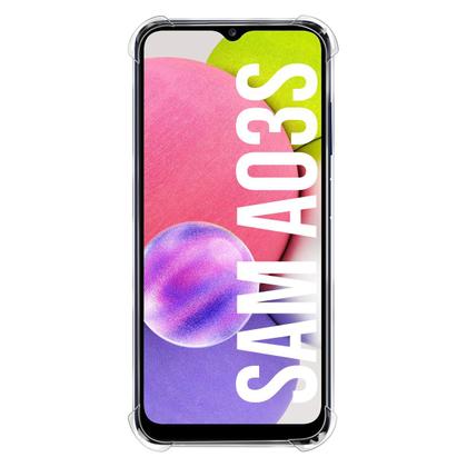 Imagem de Capinha Celular Transparente Galaxy A03S A037 6.5 + 2 Pel Vidro 3d - Cell In Power25