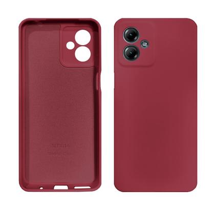 Imagem de Capinha Compatível Moto G14 Silicone Proteção de Câmera Lisa