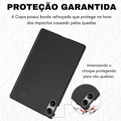 Imagem de Capinha Couro Para Xiaomi Poco Pad 12.1 + Película + Caneta