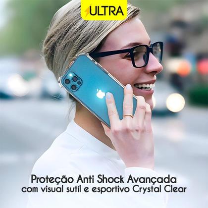 Imagem de Capinha de Celular Compatível iPhone 14 Pro Ultra Anti Shock TPU Transparente Reforçada