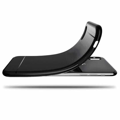 Imagem de Capinha Iphone 11 - Capa Compatível Iphone 11 TPU Preto Escovado