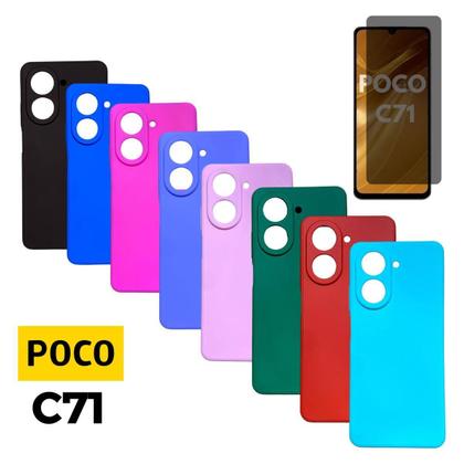 Imagem de Capinha + Pelic. Privativa Hidrogel Compatível Para Poco C71