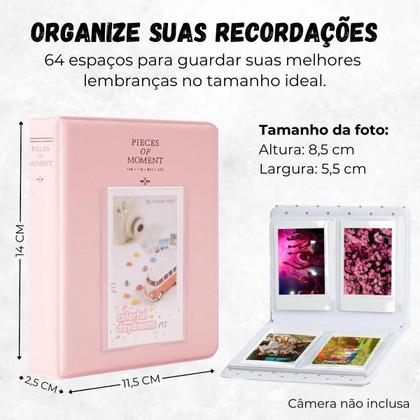 Imagem de Capinha Protetora Com Alça Para Câmera Instax Mini 12+ Álbum