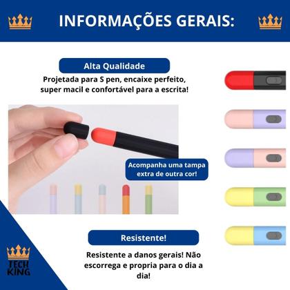 Imagem de Capinha protetora compatível com S-Pen S7 SM-T875 SM-T876B