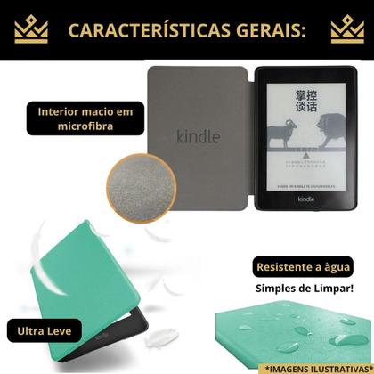 Imagem de Capinha protetora estampada para Kindle Colorsoft 7” 2024