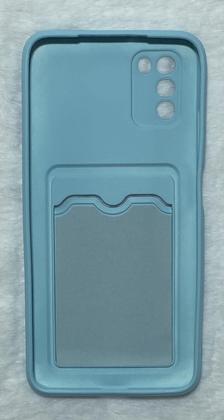 Imagem de Capinha Silicone Compativel Xiaomi Poco M3 6.53 Porta Cartão Aveludada