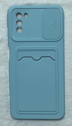 Imagem de Capinha Silicone Compativel Xiaomi Poco M3 6.53 Porta Cartão Aveludada