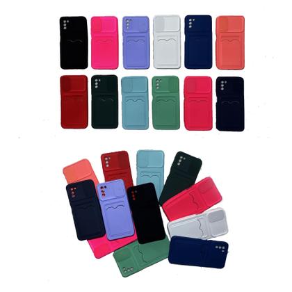 Imagem de Capinha Silicone Compativel Xiaomi Poco M3 6.53 Porta Cartão Aveludada