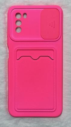 Imagem de Capinha Silicone Compativel Xiaomi Poco M3 6.53 Porta Cartão Aveludada