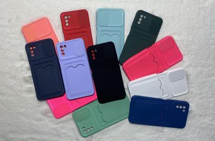 Imagem de Capinha Silicone Compativel Xiaomi Poco M3 6.53 Porta Cartão Aveludada