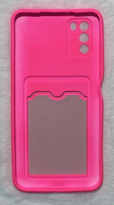 Imagem de Capinha Silicone Compativel Xiaomi Poco M3 6.53 Porta Cartão Aveludada