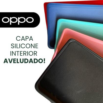 Imagem de Capinha Silicone Oppo A60 Kit Com Película Vidro 3D Capa Protetora