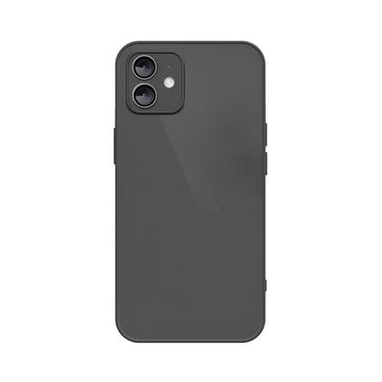 Imagem de Capinha Silicone Vidro Fosco Compatível com iPhone 12 Proteção de Câmera Lentes de Safira