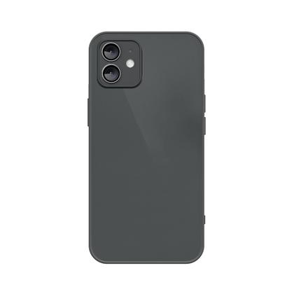 Imagem de Capinha Silicone Vidro Fosco Compatível com iPhone 12 Proteção de Câmera Lentes de Safira