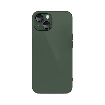 Imagem de Capinha Silicone Vidro Fosco Compatível com iPhone 13 Proteção de Câmera Lentes de Safira