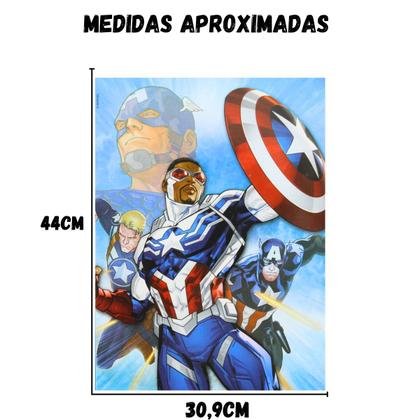 Imagem de Capitão América Quebra-Cabeça 200 Peças Divertido Toyster