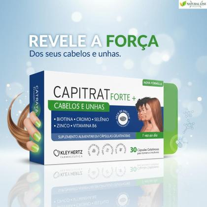 Imagem de Capitrat Cabelos e Unhas Nutrição Capilar Avançada 30 Cap