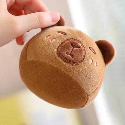 Imagem de Capivara Bonito: Kit com 6 Pelúcias de Animais para Crianças - Presentes e Travesseiros