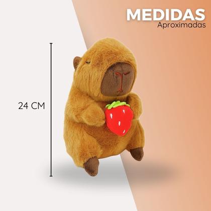 Imagem de Capivara de Pelúcia Modelos Com Som Música Capilovers