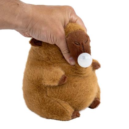 Imagem de Capivara de Pelúcia Soneca Bichinho Com Bexiguinha na Boca Para Crianças