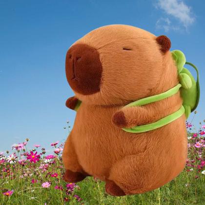 Imagem de Capivara Pelúcia 25cm Fofa Antialérgica Presente