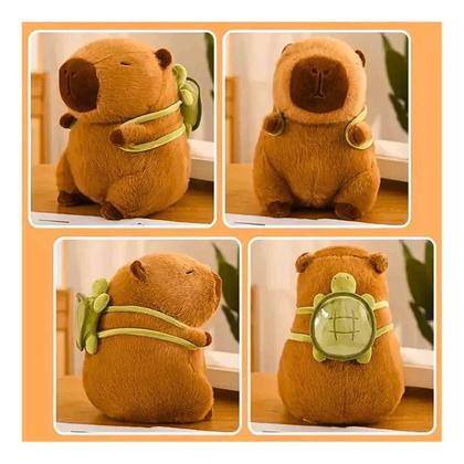 Imagem de Capivara Pelúcia 25cm Fofa Antialérgica Presente