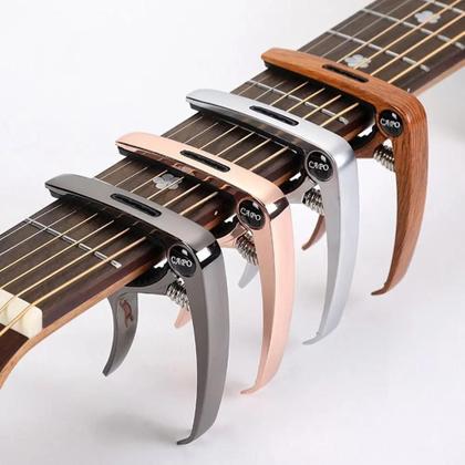 Imagem de Capo para guitarra acústica clássica, metal tuning braçadeira, clip mudança rápida, acessórios