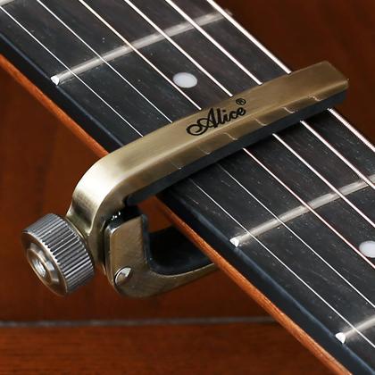 Imagem de Capotraste Braçadeira Slim Ajustavel Para Violão Aço Guitarra