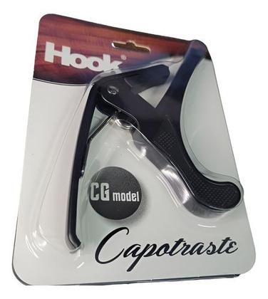 Imagem de Capotraste Para Violão Nylon Hook Cg Alumino Preto