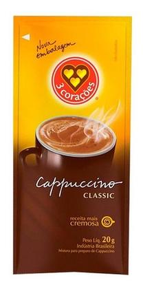 Imagem de Cappuccino 3 Corações Classic em Sachê 20g - 50 UNIDADES