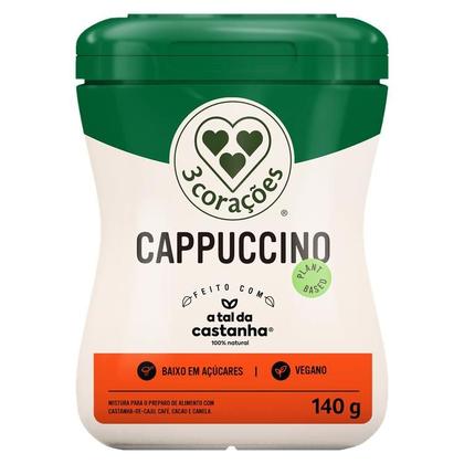 Imagem de Cappuccino vegetal 3 coracoes lata 220g