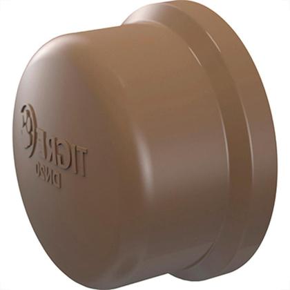Imagem de Caps Tigre PVC Liso Liso 1/2 Marrom