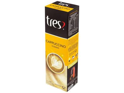 Imagem de Cápsula Cappuccino Classic TRES 3 Corações - 10 Cápsulas