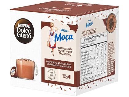 Imagem de Cápsula de Café Brigadeiro Nescafé Lungo Dolce Gusto Moça 10 Cápsulas