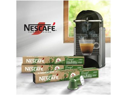 Imagem de Cápsula de Café Compatível com Nespresso Nescafé Farmers Origins Brazil 10 Cápsulas