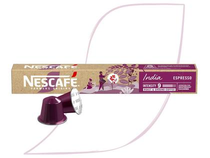 Imagem de Cápsula de Café Compatível com Nespresso Nescafé Farmers Origins Índia 10 Cápsulas
