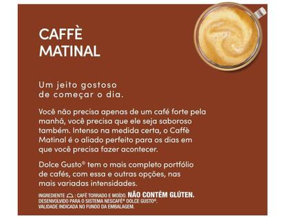 Imagem de Cápsula de Café Nescafé Dolce Gusto Caffe Matinal 10 Cápsulas 80g