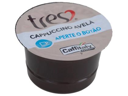 Imagem de Cápsula de Café Tres 3 Corações Cappuccino Avelã 10 Unidades