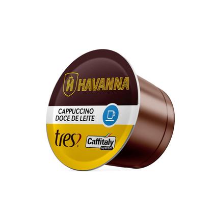 Imagem de Cápsula de Cappuccino Havanna Doce De Leite Tres 3 Corações 10 Unidades