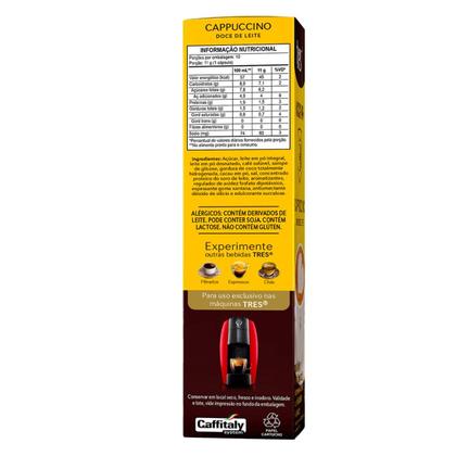 Imagem de Cápsula de Cappuccino Havanna Doce De Leite Tres 3 Corações 10 Unidades