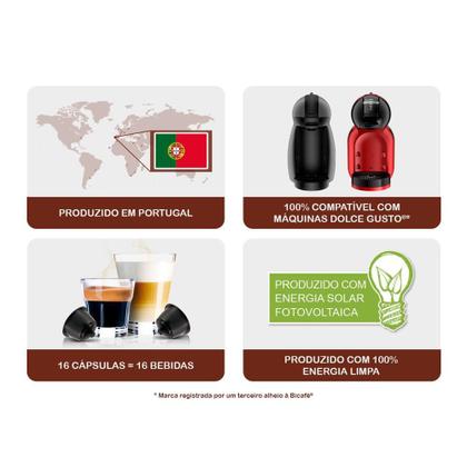 Imagem de Cápsula De Cappuccino Sem Açúcar Bicafé P/ Maq. Dolce Gusto