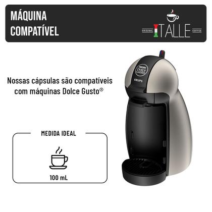 Imagem de Capsula Dolce Gusto Cafe Italle Chocolate Branco Cappuccino Bebidas Lácteas 50Und