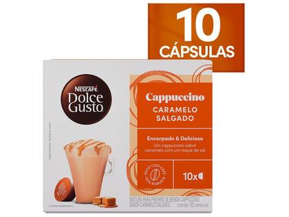 Imagem de Cápsula Nescafé Dolce Gusto Cappuccino Caramelo Salgado 10 Cápsulas