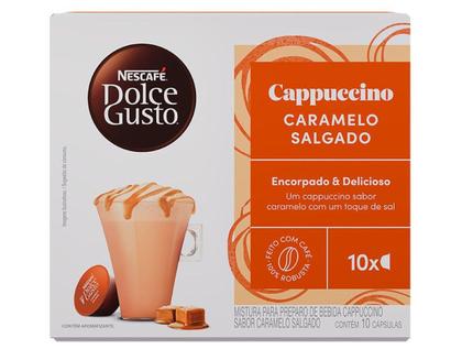 Imagem de Cápsula Nescafé Dolce Gusto Cappuccino Caramelo Salgado 10 Cápsulas