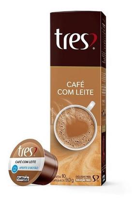 Imagem de Cápsula Três Corações Café Com Leite 10 Unidades 90g